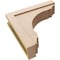 Ekena Millwork 6"W x 24"D x 24"H Thin Warren Rough Cedar Woodgrain TimberThane Corbel, Primed Tan CORUR06X24X24WARRCPR - alternate 2